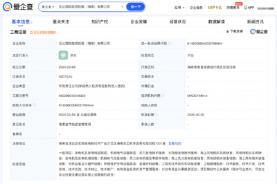 運(yùn)達(dá)股份于海南成立國(guó)際能源控股公司